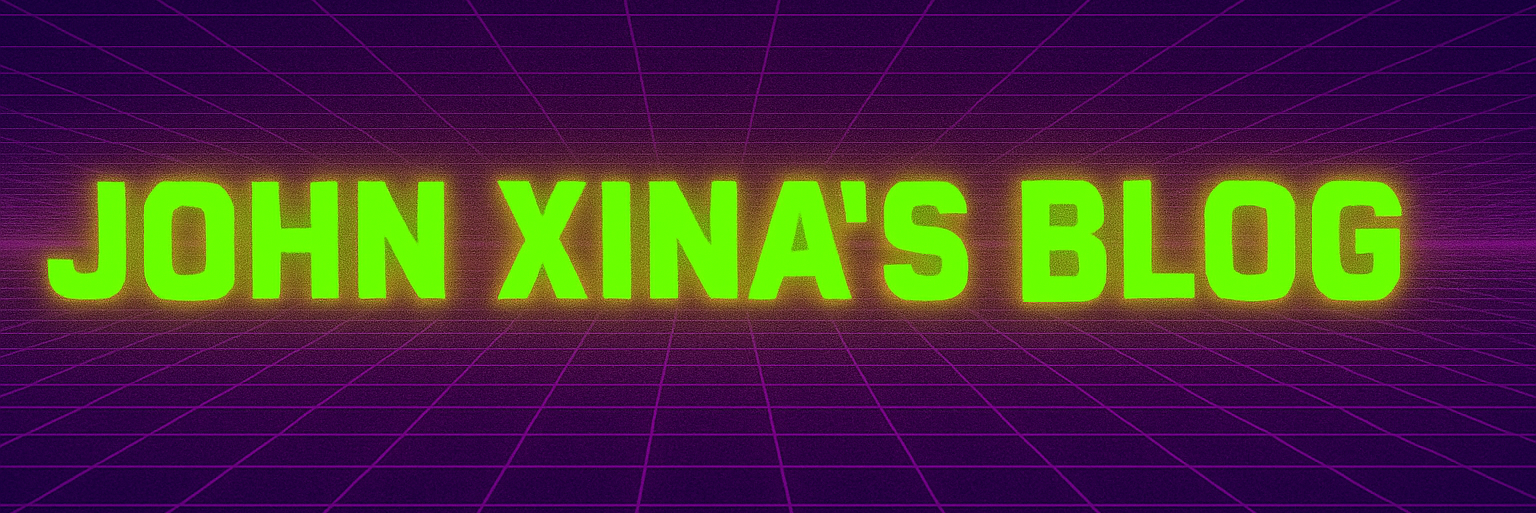 John Xina's Blog Banner